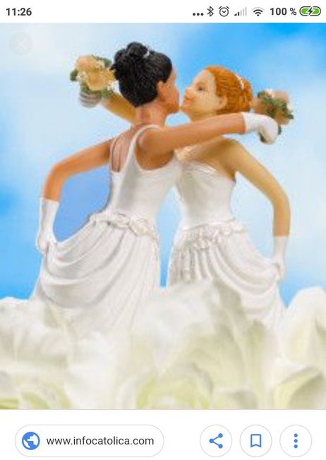 Dos muñecas de tarta nupcial  - 4