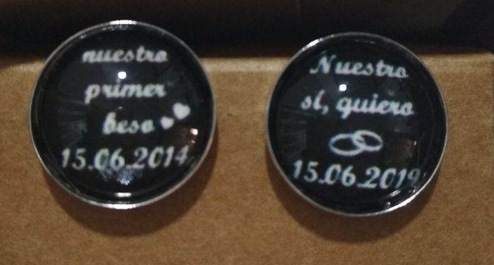 gemelos personalizados para el padrino - 2