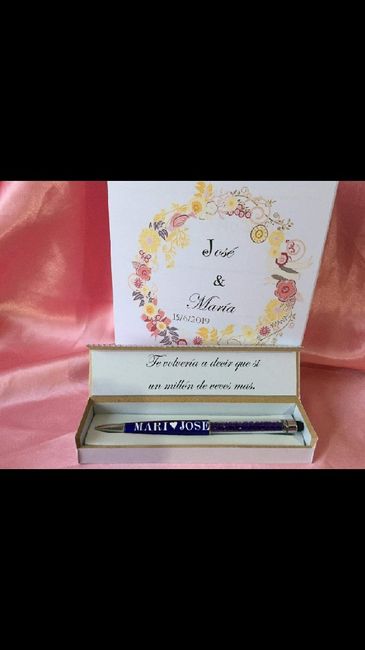 Ritual para la ceremonia civil y regalo para dar la noticia de que van a ser testigos - 8