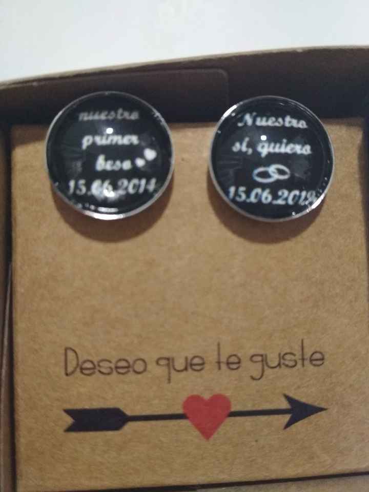 Gemelos para regalar al padre y novio - 1