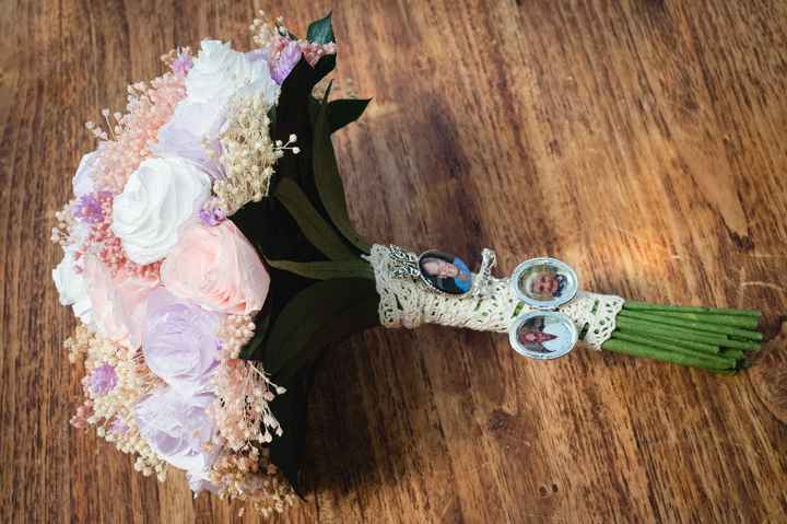 Ramo de novia de flores de  papel - 3
