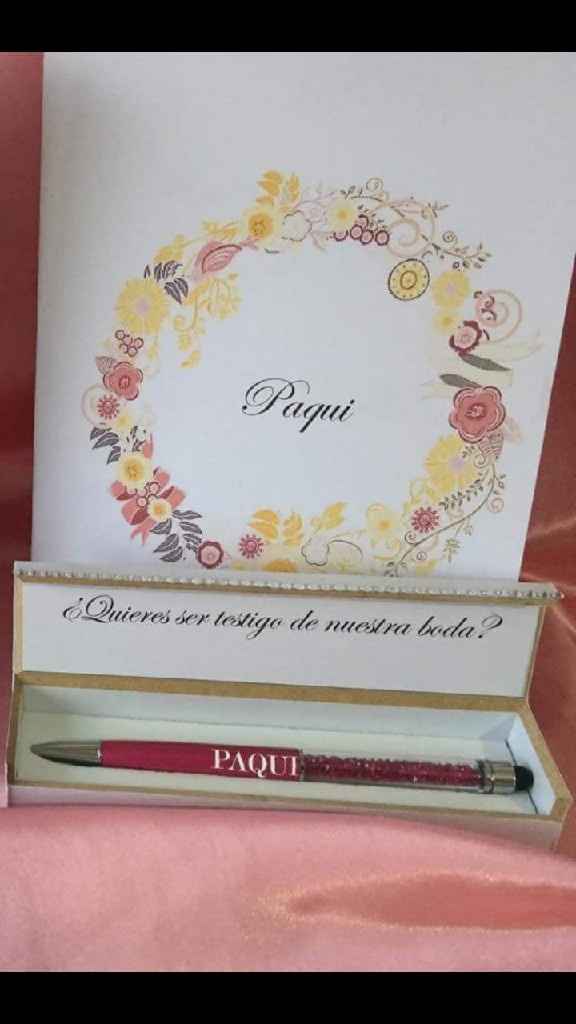 Regalo para testigos - 2