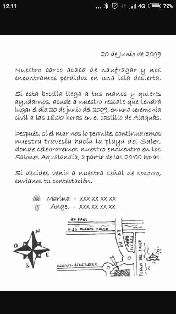  Texto para invitaciones de Boda - 2