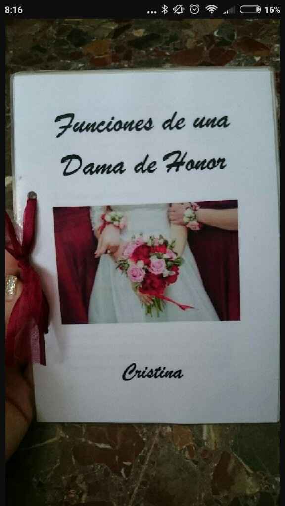  Regalos/invitación a ser damas de honor - 1