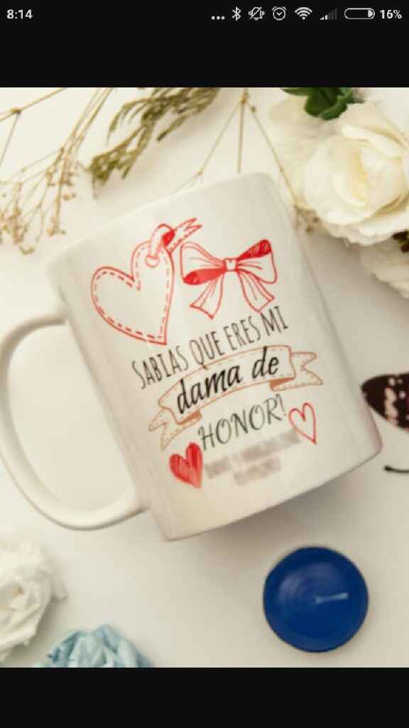  Regalos/invitación a ser damas de honor - 5