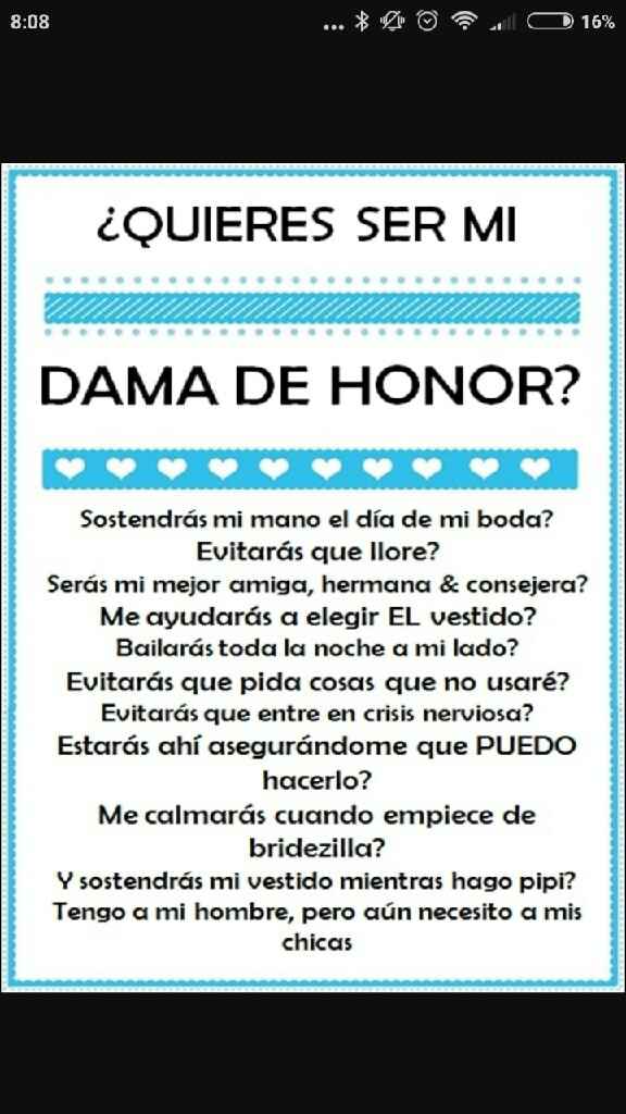  Regalos/invitación a ser damas de honor - 25