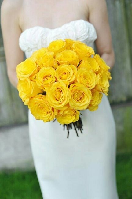 De que color vais a llevar vuestro ramo de novia? - 1