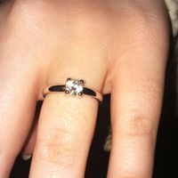 Nuestros anillos de compromiso... - 1