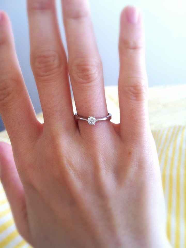¿Durante cuánto tiempo habéis llevado vuestro anillo de prometidos? - 1