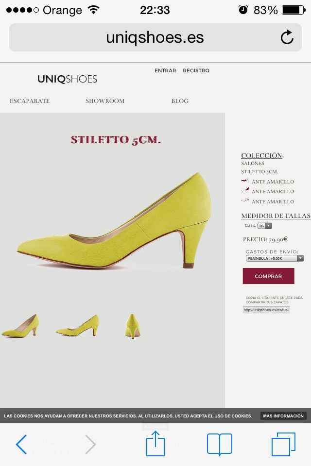 Zapatos amarillos - 1