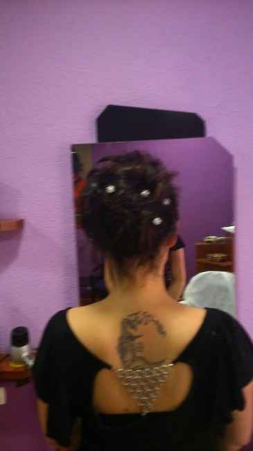 Mi prueba de peinado con pelo corto - 1