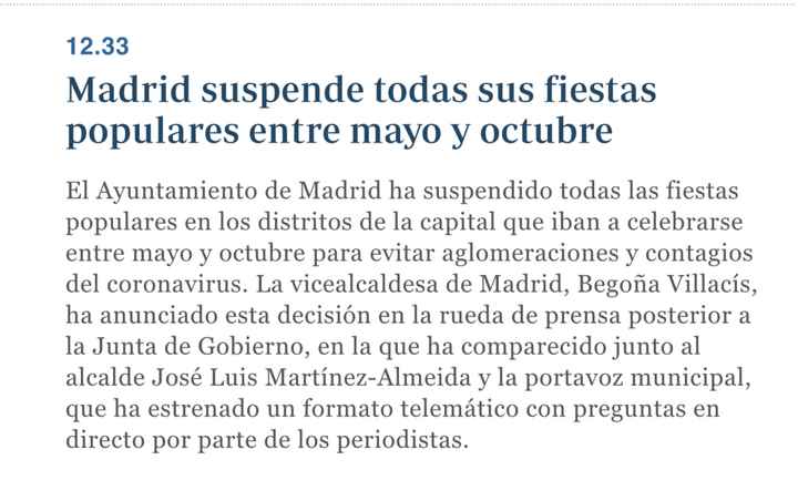 19 de septiembre 2020, ¿aplazar o no? - 1
