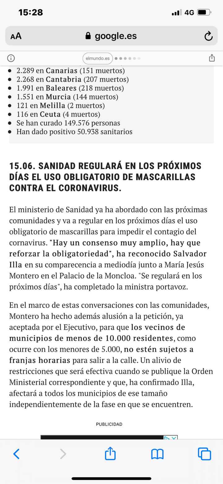 Mascarillas obligatorias - 1
