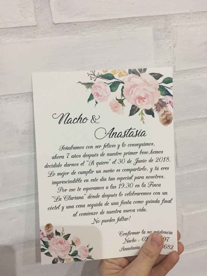 Mis invitaciones diy ❤️ - 3