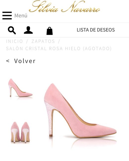 Zapatos de novia rosa - 2