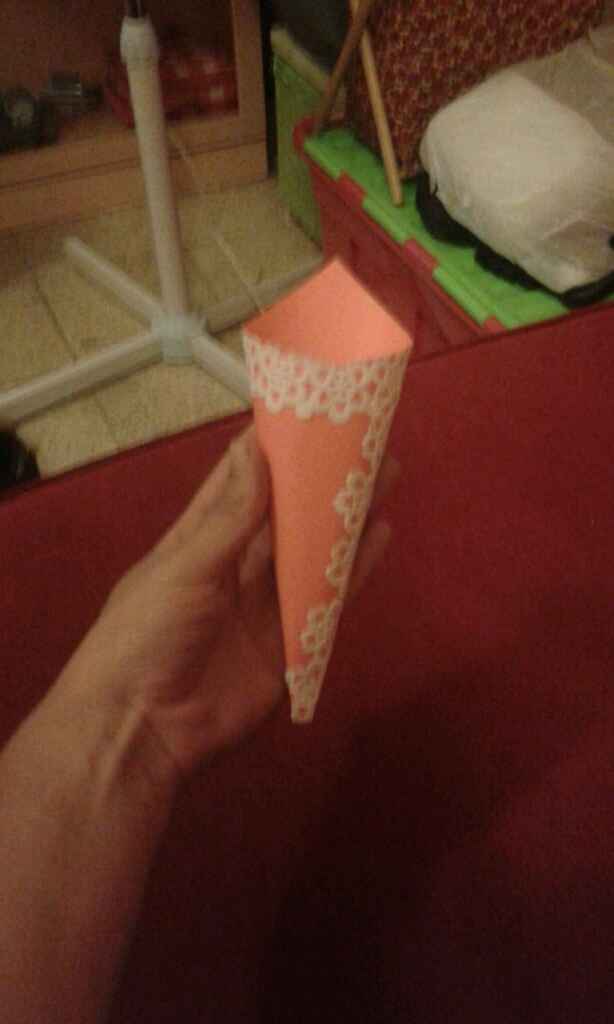 Conos diy para arroz, confeti, pétalos... - 1