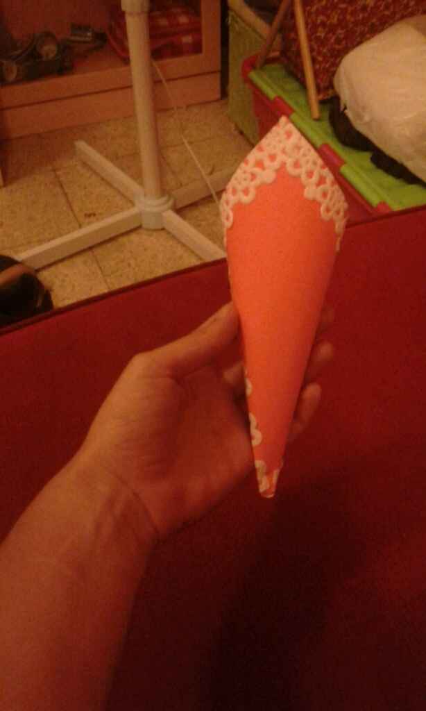 Conos diy para arroz, confeti, pétalos... - 3