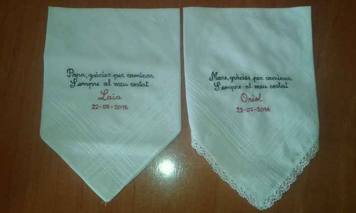 Pañuelos padrino y madrina - 2