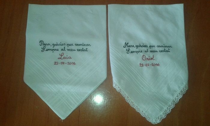 Pañuelos padrino y madrina - 2