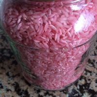 Arroz teñido con colorante alimenticio - 3