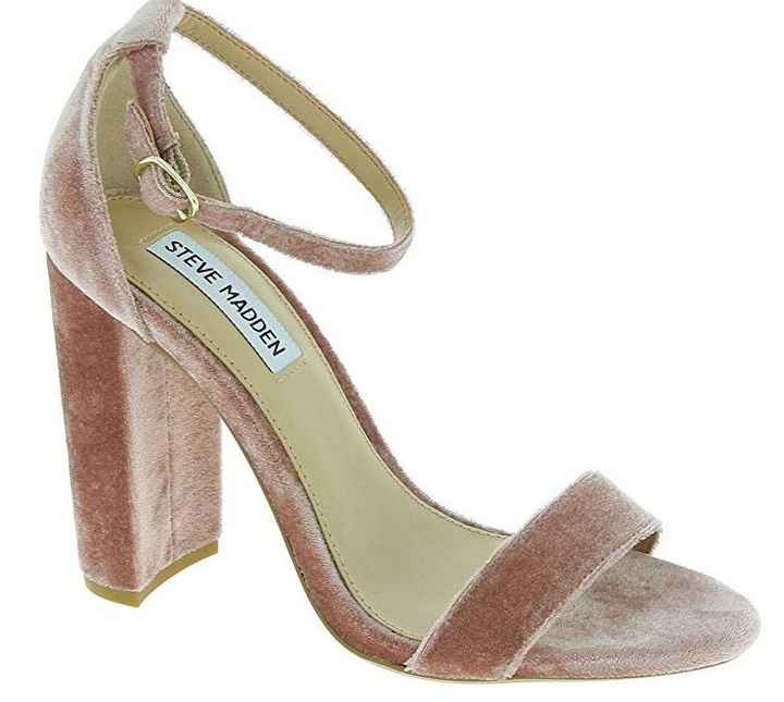 sandalia tacon ancho color