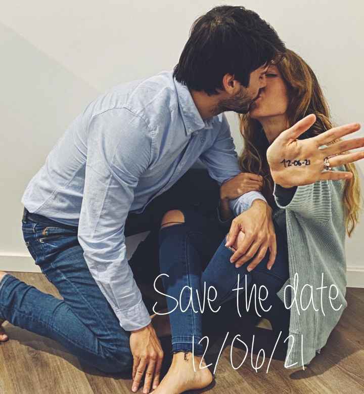 save the date + ánimos - 1