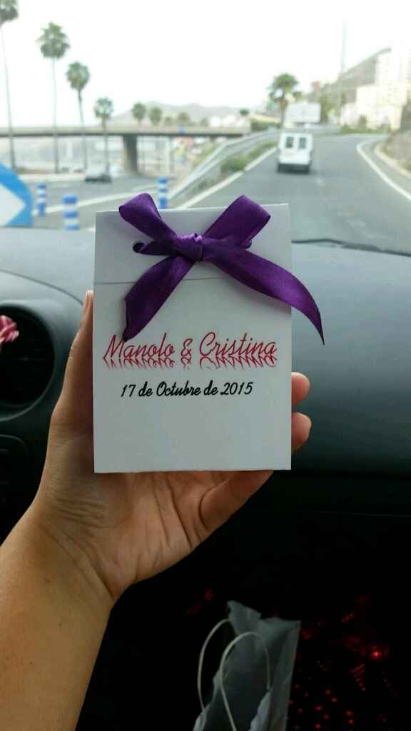 Me enseñais vuestras invitaciones? - 1