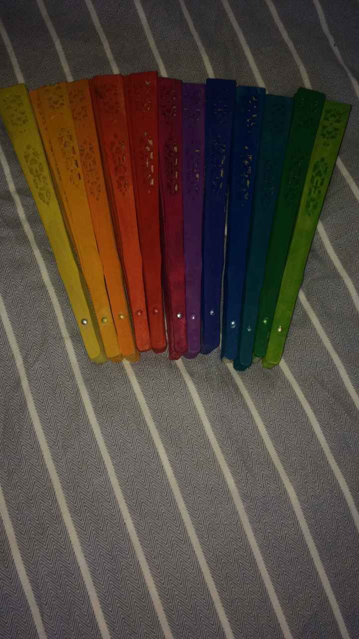 Abanicos para nuestras damas de honor!!! - 1