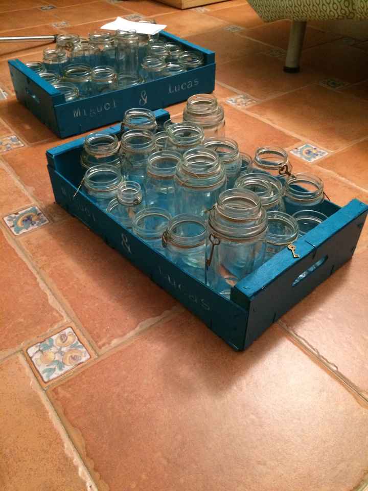  a tope con los tarros y las cajas decoradas - 1