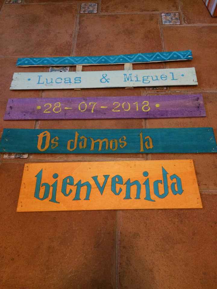 Mis carteles reciclados y artesanales. - 1