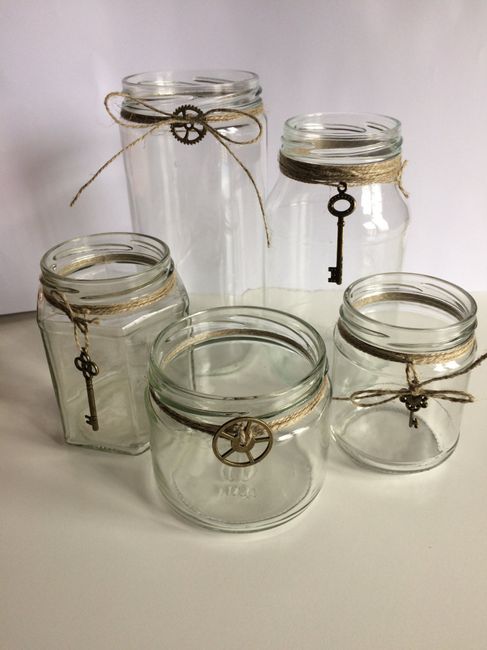  Nuestros tarros para los centros de mesa!!! - 1
