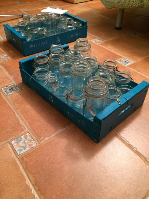  a tope con los tarros y las cajas decoradas - 1