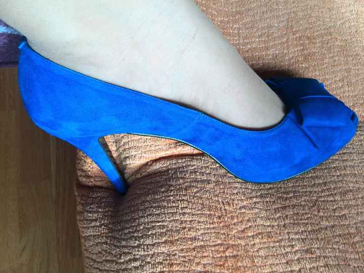 Zapatos azules para la novia - 2