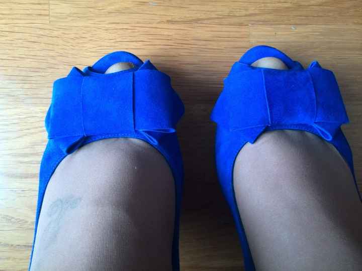 Zapatos azules para la novia - 1