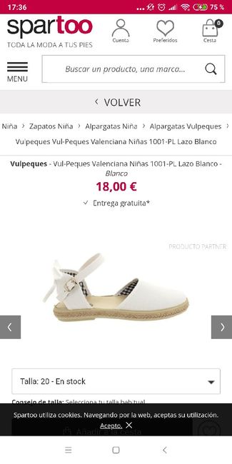 Ropa de arras comprada, vamos a lo difícil Calzado. - 5