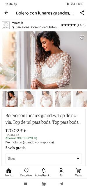 Chaqueta de novia verano - 2