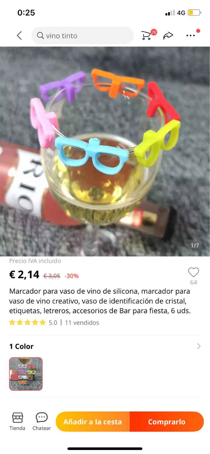 Marca vasos - 2