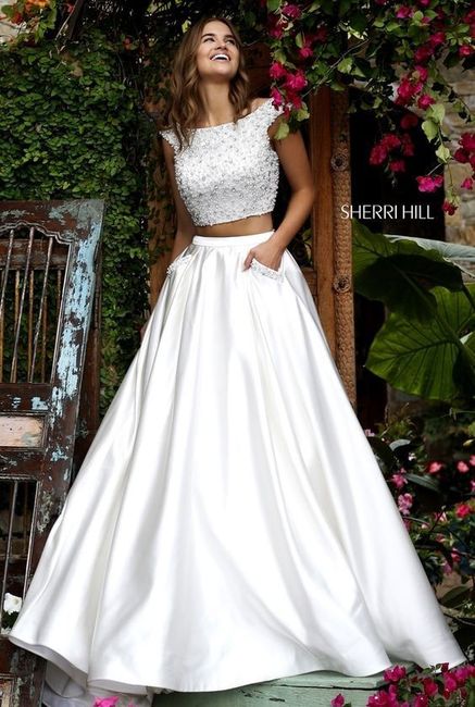 1. vestido crop top