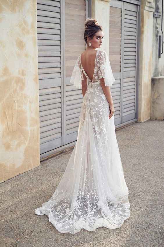 vestido novia boho