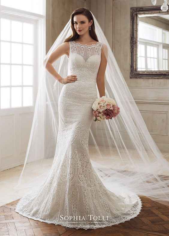 1. vestido romantico