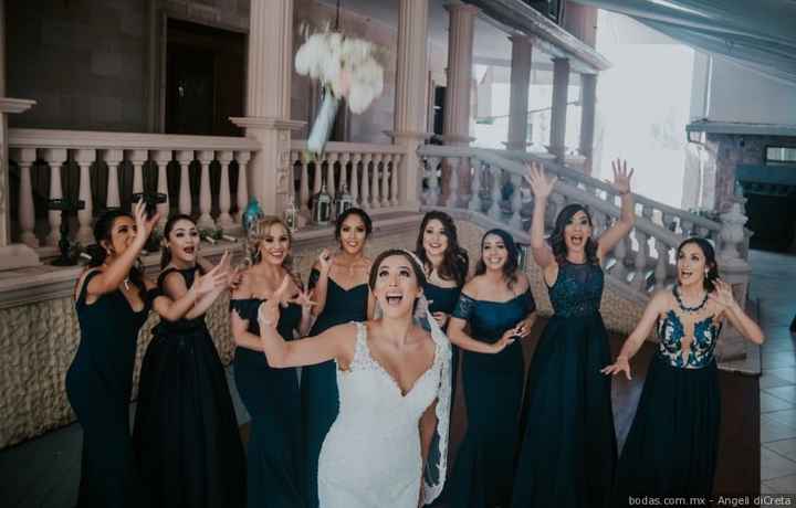 Lanzar el ramo de novia