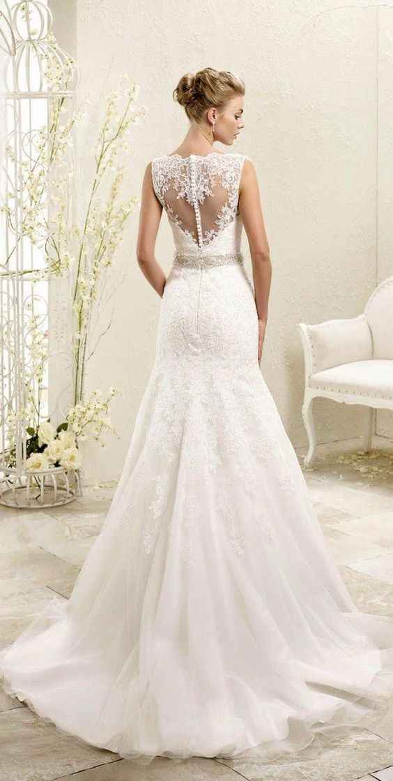 espalda vestido