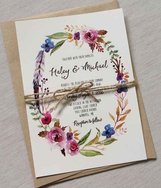 wedding card