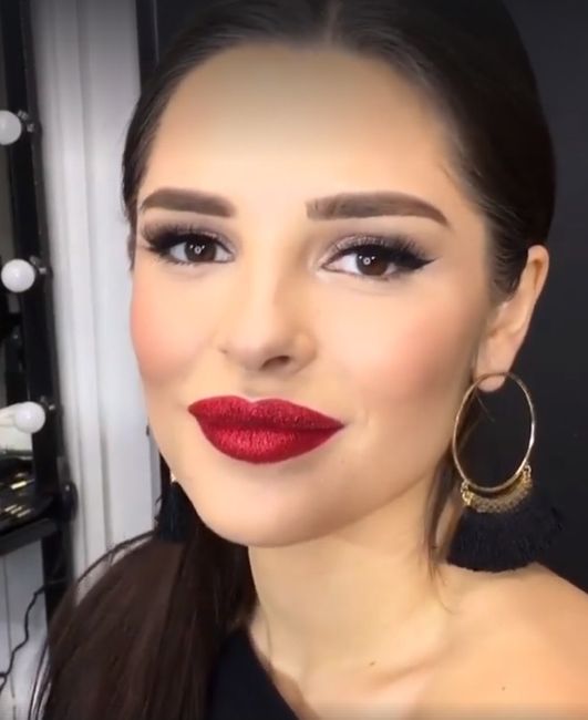 Inspiración de maquillaje: labios rojos 1