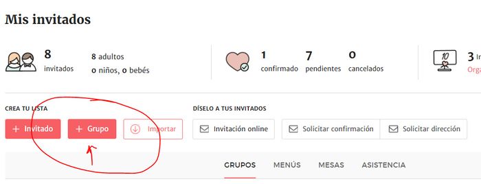 Alñadir grupo