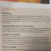 Prohibiciones en la catedral - 1