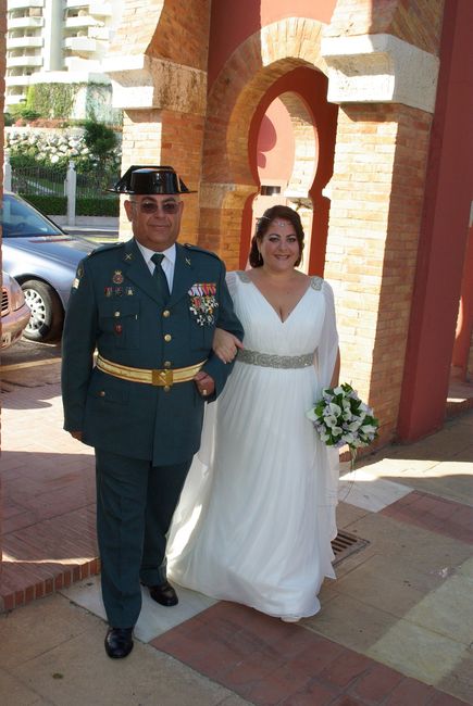 de camino al castillo
