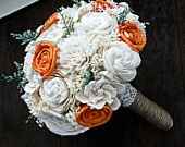 Ramo de flores sola naranja