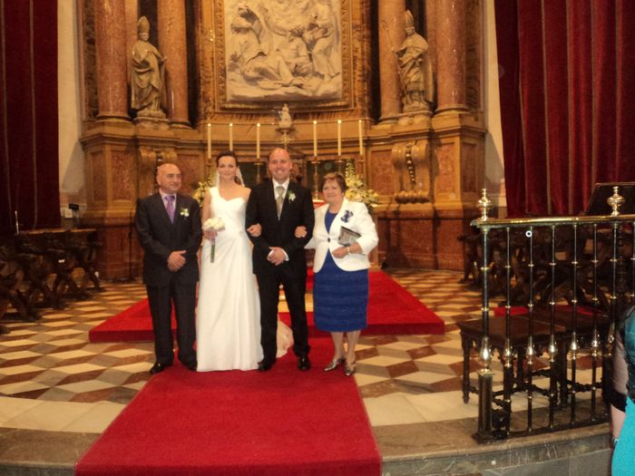 Con mis padres, gracias por ser como sois