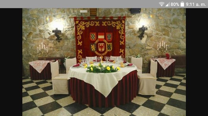 Ideas para decorar la trasera de la mesa nupcial - 1